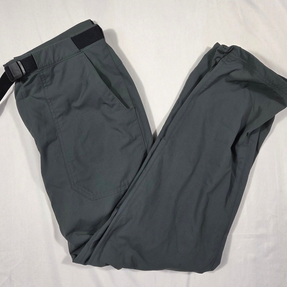 Mountain Hardwear Mens Basin Trek Pants Shark Grey Recycled Nylon OM3382 Size 34